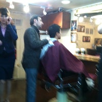 Photo taken at Reamir Barber Shop by YourNYAgent on 4/3/2012