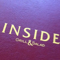 Photo taken at Inside Grill&amp;amp;Salad by Rafaela G. on 5/17/2012