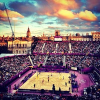 Photo taken at London 2012 Horse Guards Parade by Rory C. on 8/27/2012