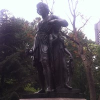 Photo taken at Albert Bertel Thorvaldsen Statue by Mandola Joe on 9/20/2011