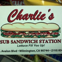 Photo taken at Charlie&amp;#39;s Sub Sandwich Station by Daisy T. on 1/11/2012