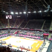 Photo taken at London 2012 Basketball Arena by Justin C. on 9/9/2012