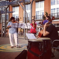 Photo taken at Columbia Heights Civic Plaza by Christylez B. on 6/24/2012