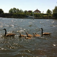 Photo taken at Sunbury lock by Emilio B. on 5/26/2012