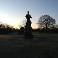Photo taken at Henry Moore Statue by Alan T. on 4/6/2012