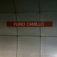 Photo taken at Metro Furio Camillo (MA) by )|( aXxel on 7/3/2012