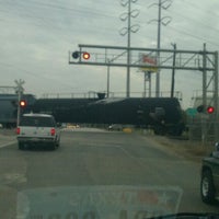 Photo taken at S Wayside And Griggs Train Crossing by Chika E. on 12/9/2011