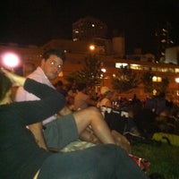 Photo taken at Fulton River District- Movies In The Park by Jill on 6/29/2011