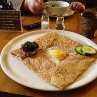 Photo taken at La Creperie by Blanche N. on 4/5/2012