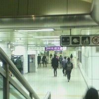 Photo taken at Songjeong Stn. by jungwon k. on 1/20/2012