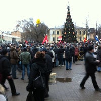 Photo taken at Митинг За Честные И Свободные Выборы by Angelina D. on 12/18/2011