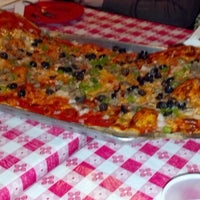 Photo taken at Maria&amp;#39;s Pizza by Mary P. on 8/27/2012