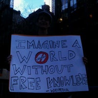 Photo taken at Emergency NY Tech Meetup to Stop PIPA and SOPA by Cassidy on 1/18/2012