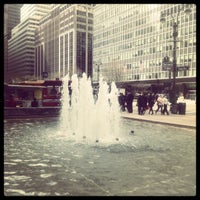 Photo taken at 375 Park Ave Fountains by Teddy on 3/12/2012