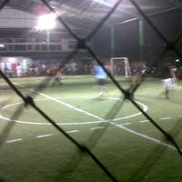 Photo taken at Mega futsal kemangisan by yiph y. on 10/31/2011