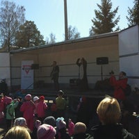 Photo taken at Vaaralan Pallokenttä by Jari T. on 5/1/2012