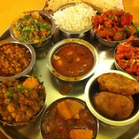 Photo taken at Bhojan Vegetarian Indian Cuisine by Allen A. on 7/21/2011