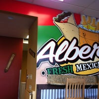 Photo taken at Albert&amp;#39;s Fresh Mexican Food by Lee F. on 10/21/2011