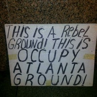 Photo taken at Occupy att by Tybee T. on 2/19/2012