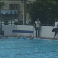 Photo taken at สระว่ายน้ำ @ ICC Sport Club by Nooonui on 10/13/2011