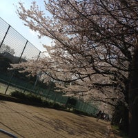 Photo taken at Tokyo Lawn Tennis Club by rie u. on 4/9/2012
