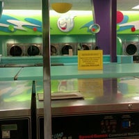 Photo taken at Bubbleland Laundromat by HalleB D. on 7/25/2011