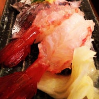 Photo taken at Sushi Aka Tombo by El A. on 4/23/2012