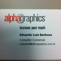 Photo taken at AlphaGraphics by Eduardo L. on 3/23/2012