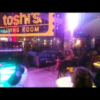 Photo taken at Toshi&amp;#39;s Living Room by Lifestyle + Charity Magazine on 4/17/2012