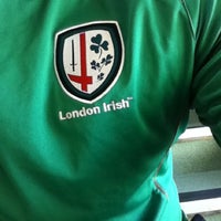 Photo taken at Hazelwood Centre - The Home of London Irish by Cai G. on 9/13/2012