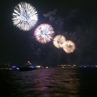 Photo taken at Fireworks On The Hudson by Caitlin C. on 7/5/2012