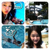 Photo taken at @ Swimging Pool ,Phanu Center by pattie J. on 3/21/2012