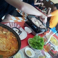 Photo taken at Full House Korean Restaurant by Rei C. on 5/5/2012