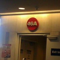 Photo taken at Gate 46A by Amber H. on 2/10/2012