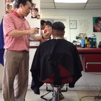 Photo taken at Young Hair Salon by Josh S. on 8/29/2012