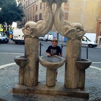 Photo taken at Piazza Perin Del Vaga by Giorgio S. on 8/24/2012