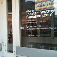 Photo taken at Theater Nestroyhof Hamakom by Michael E. on 5/24/2012