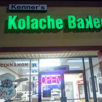 Photo taken at Kenner&amp;#39;s Kolache Bakery by Joe A. on 4/26/2012