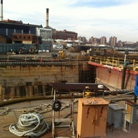 Photo taken at Brooklyn Navy Yard Dry Dock 1 by Randy L. on 11/27/2011
