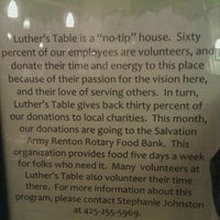 Das Foto wurde bei Luther&#39;s Table von Camille am 1/1/2012 aufgenommen