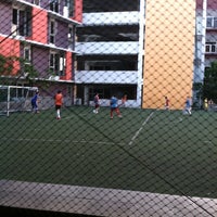 Photo taken at Bina bangsa school stadium by Maxie N. on 6/17/2012