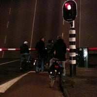 Photo taken at Brug Van Hallstraat by Sew R. on 2/27/2012