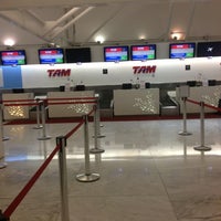 Photo taken at TAM Airlines Ticket Counter by Andy D. on 7/19/2012