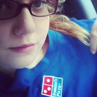 Photo taken at Domino&amp;#39;s Pizza by Joanna A. on 2/7/2012