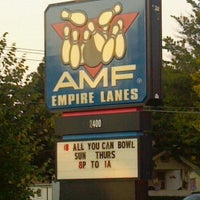 Photo taken at AMF Empire Lanes by Barry V. on 8/22/2012