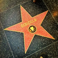 Photo taken at Godzilla&amp;#39;s Star, Hollywood Walk of Fame by Andy T. on 11/2/2011