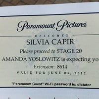 Photo taken at Stage 20: Paramount Studios by Silvia C. on 6/3/2012
