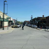 Photo taken at Aggieville by Donald C. on 4/6/2012