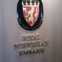 Photo taken at Royal Norwegian Embassy by KL Wong on 3/5/2012