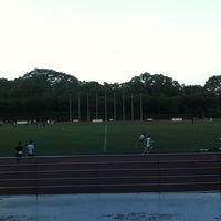 Photo taken at Temasek Polytechnic Soccer Field by Syafiq H. on 6/22/2012
